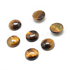 Natural Tiger Eye Gemstone Cabochons G-T020-18mm-26-1