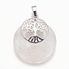 Natural Quartz Crystal Pendants G-F573-C13-2