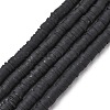 Handmade Polymer Clay Beads Strands CLAY-R089-8mm-Q029-1