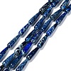 Dyed Natural Imperial Jasper Beads Strands G-G0001-C01-02-1