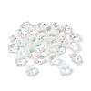 Electroplate Glass Charms GLAA-H104-A10-1
