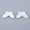 Natural White Shell Mother of Pearl Shell Cabochons SSHEL-F299-02-1
