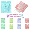 100Pcs 5 Styles Macaron Color Plastic Yin-yang Resealable Bags OPP-YW0001-06A-2
