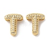 Rack Plating Brass Micro Pave Cubic Zirconia Slide Charms KK-C084-34G-T-1