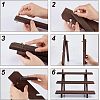 DIY 3 Tier Wooden Display Riser Kit ODIS-WH0029-25B-6