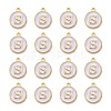 Golden Plated Alloy Charms X-ENAM-S118-01S-2