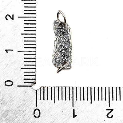 S925 Sterling Silver Connector Charms STER-Q006-03AS-1