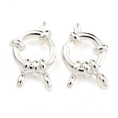 304 Stainless Steel Spring Ring Clasps STAS-G190-17S-C-1