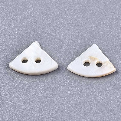 Natural Freshwater Shell Buttons SHEL-R113-03-1