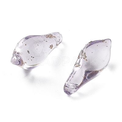 Handmade Gold Sand Lampwork Beads LAMP-M024-01D-1