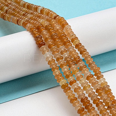 Natural Red Aventurine Beads Strands G-K343-C02-01-1