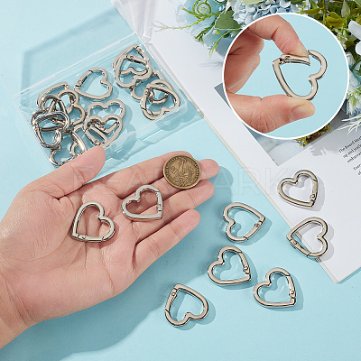 20Pcs Alloy Spring Gate Rings FIND-ME0002-82P-1