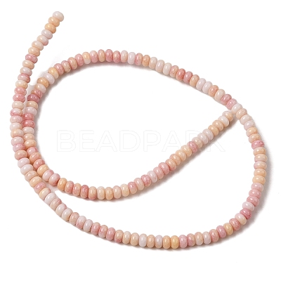 Cracked Opaque Glass Beads Strand GLAA-D306-A06-1