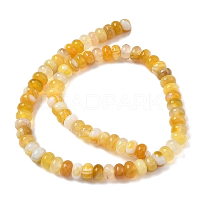 Natural Banded Agate Beads Strands G-F790-I01-01B-1