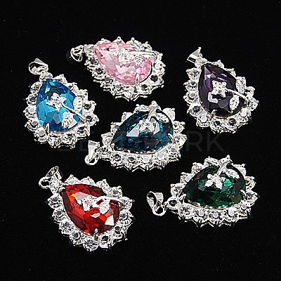 Glass Pendants GLAA-H014-M-1