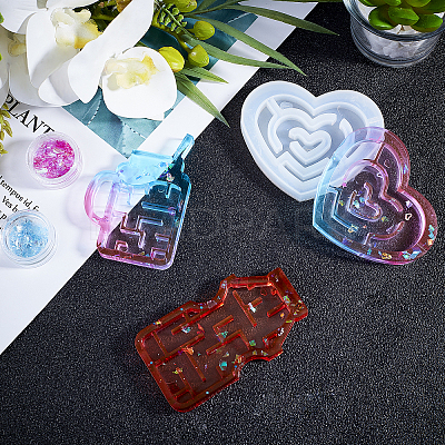 DIY Quicksand Jewelry Kits DIY-PH0027-33-1