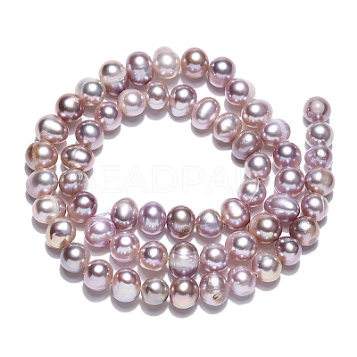 Natural Cultured Freshwater Pearl Beads Strands PEAR-N013-06N-1