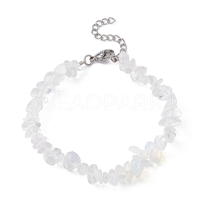Opalite Chips Beaded Bracelet BJEW-JB09686-08-1