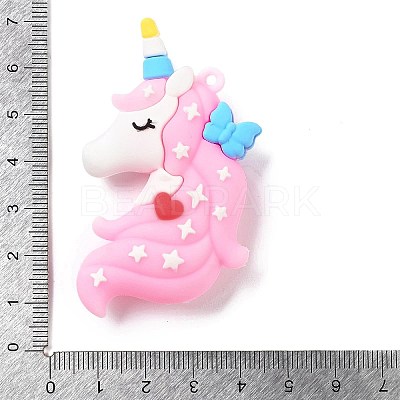 PVC Opaque Plastic Big Pendants X-KY-D022-04B-1