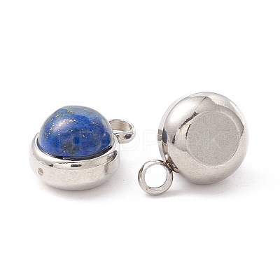 Natural Lapis Lazuli Charms G-K325-01P-02-1