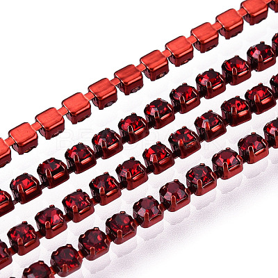 Electrophoresis Iron Rhinestone Strass Chains CHC-Q009-SS8.5-B21-1