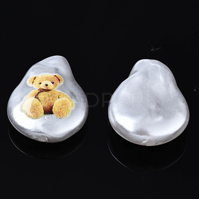 3D Printed ABS Plastic Imitation Pearl Beads KY-S163-422-1
