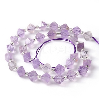 Natural Amethyst Beads Strands G-J390-A05-1
