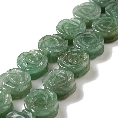 Natural Green Aventurine Beads Strands G-D475-01I-1
