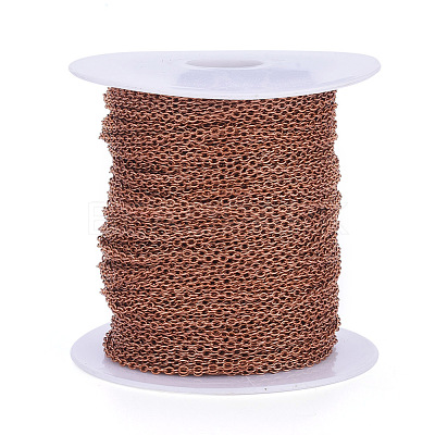 Brass Cable Chains CHC024Y-R-1