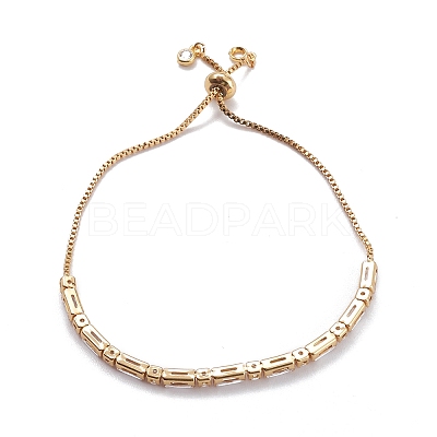 Cubic Zirconia Classic Tennis Bracelets for Girl Women BJEW-F417-06G-RS-1
