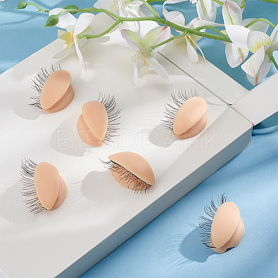 Silicone Replacement Eyelids For Mannequin Head Eyelids MRMJ-WH0070-98B-1