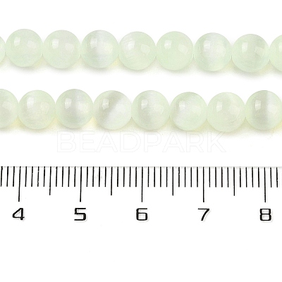 Natural Selenite Beads Strands G-C142-01A-11-1