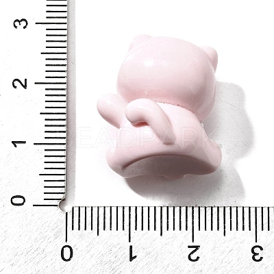 Opaque Cute Little Cat Resin Ornament RESI-S015-02C-1