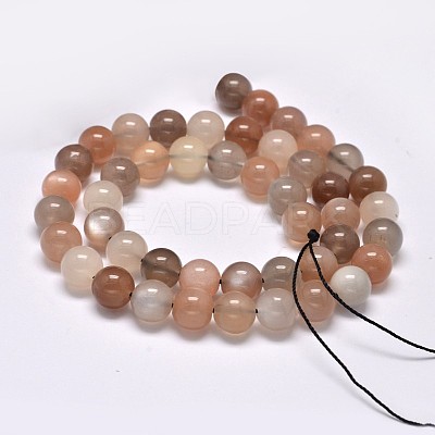 Grade AA Natural Multi-Moonstone Bead Strands G-M296-01-10mm-1