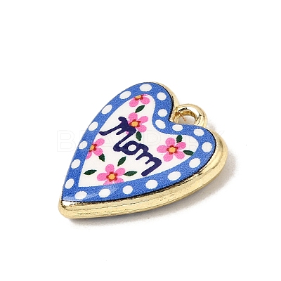 Printed Alloy Pendants ENAM-F160-07A-G-1