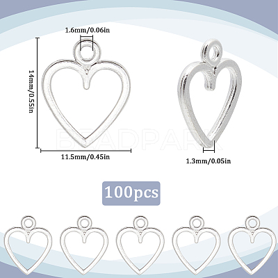100Pcs Tibetan Style Alloy Charms FIND-SC0012-39S-1