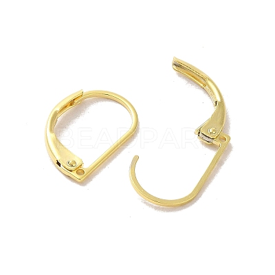 Brass Leverback Earring Findings FIND-Z039-27G-1