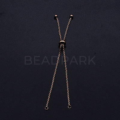 Adjustable 201 Stainless Steel Slider Bracelets Making LS-STAS-S105-JN646-3-1