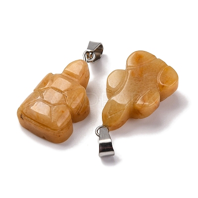 Natural Topaz Jade Pendants G-B127-06P-03-1