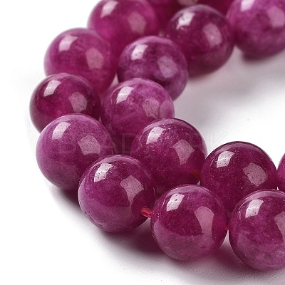 Dyed Natural Malaysia Jade Beads Strands X-G-G021-02C-03-1