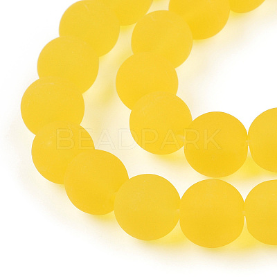 Transparent Glass Beads Strands GLAA-T032-T10mm-MD11-1