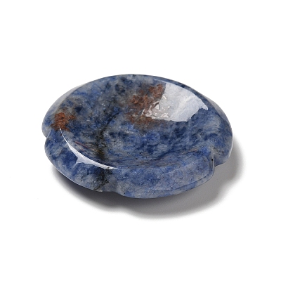 Natural Blue Spot Jasper Worry Stones G-E586-01U-1