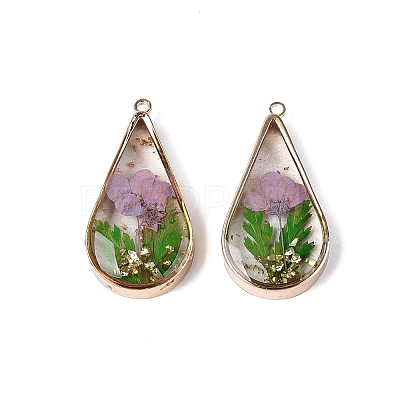 Epoxy Resin Pendants KK-Q082-01KCG-1