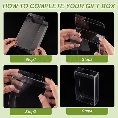 Transparent PVC Box CON-WH0084-97B-1