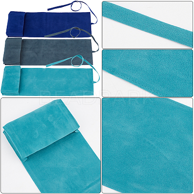 3Pcs 3 Colors Double-Sided Velvet Tarot Cards Storage Bags ABAG-CN0001-04-1