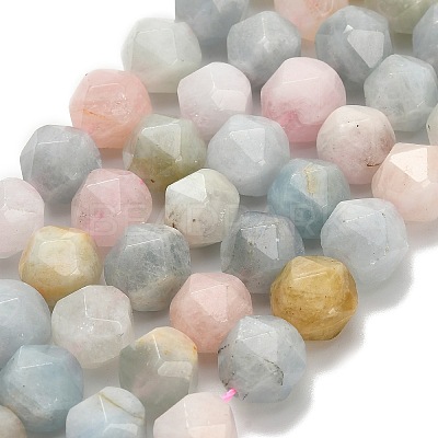 Natural Morganite Beads Strands G-H329-E03-10mm-01-1