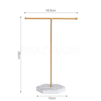 T Shaped Iron Earring Display Stand CON-PW0001-145A-1