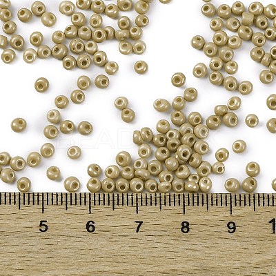 8/0 Baking Paint Glass Seed Beads SEED-M012-02A-50-1