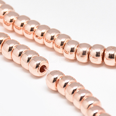 Electroplate Non-magnetic Synthetic Hematite Beads Strands X-G-Q465-38RG-1