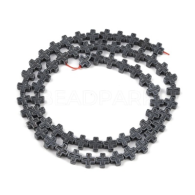 Synthetic Non-magnetic Hematite Beads Strands G-K375-D01-01-1